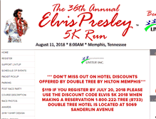 Tablet Screenshot of elvispresleyrunandwalk.racesonline.com
