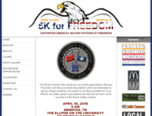 Tablet Screenshot of 5kfreedomrun.racesonline.com