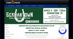 Desktop Screenshot of germantownhalfmarathon.racesonline.com