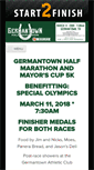 Mobile Screenshot of germantownhalfmarathon.racesonline.com