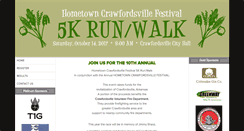 Desktop Screenshot of hometowncrawfordsville5k.racesonline.com