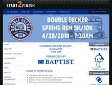 Tablet Screenshot of doubledeckerspringrun.racesonline.com